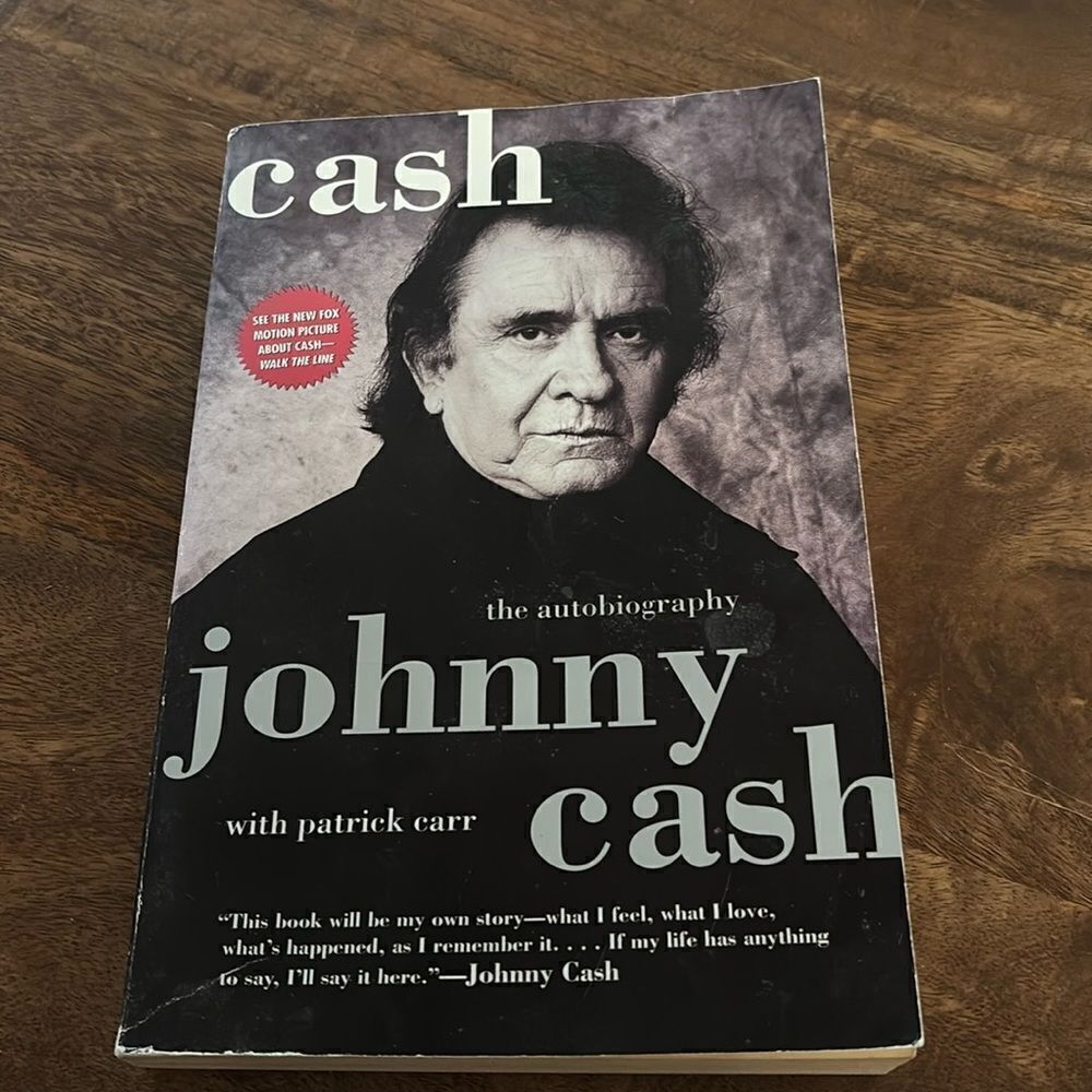 Johnny cash autobiography paperback used book country music